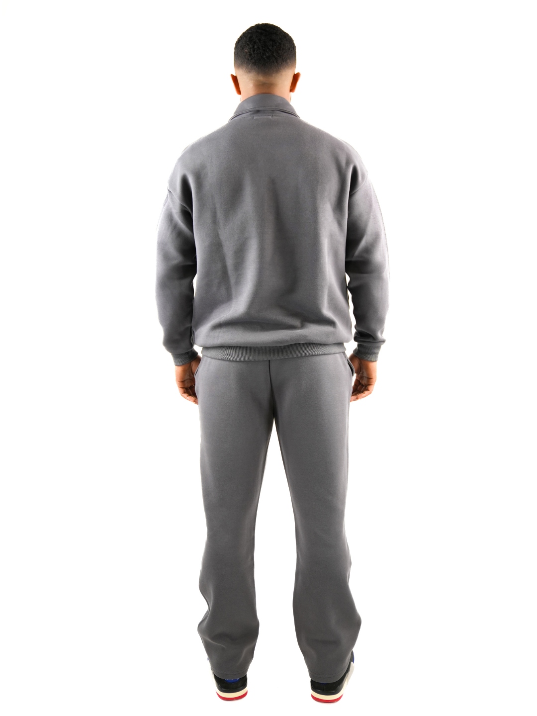 Aero Luxe Full Tracksuit Charcoal Grey