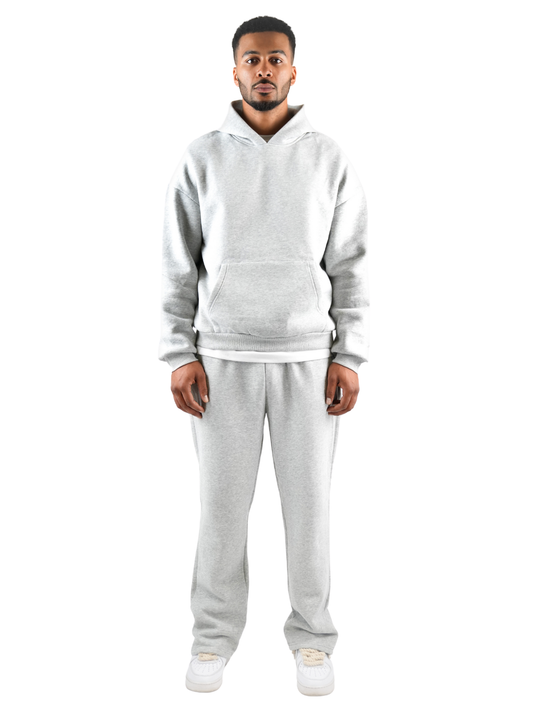 Modern Comfort Full Tracksuit Light Grey