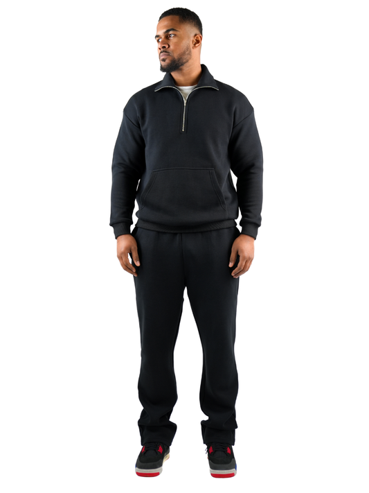 Aero Luxe Full Tracksuit Black