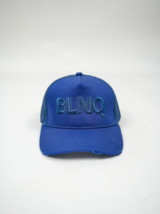 BLNQ Distressed Hat Blue