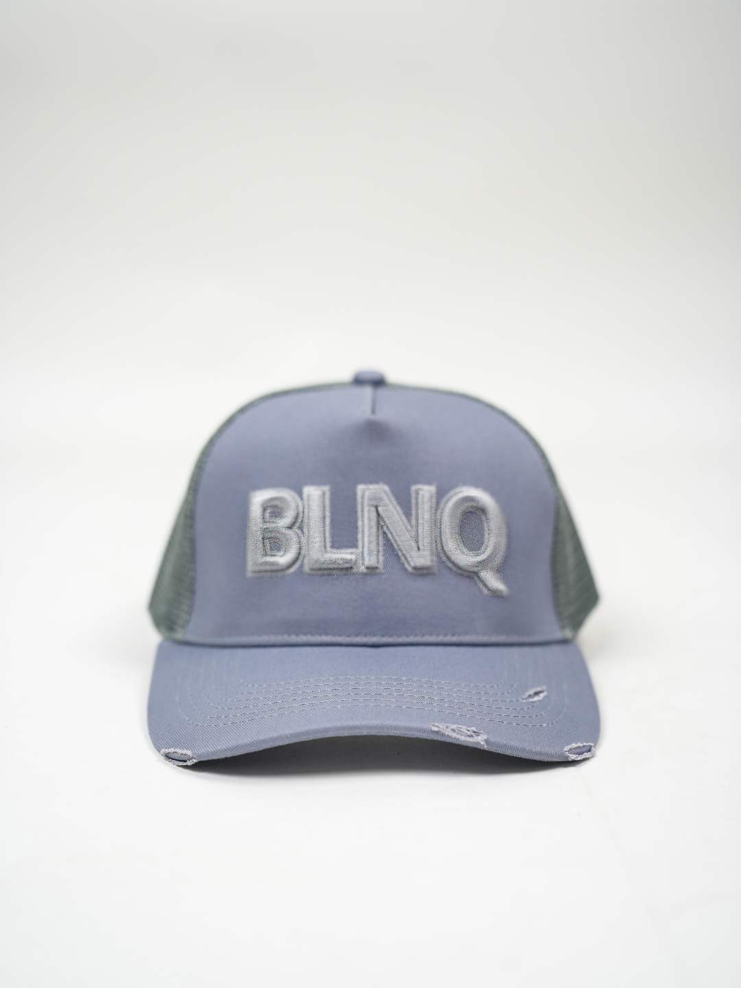BLNQ Distressed Hat Grey