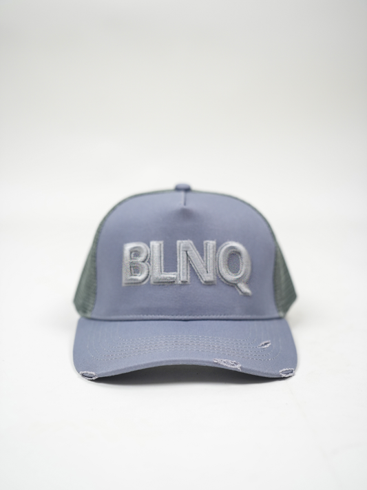 BLNQ Distressed Hat Grey