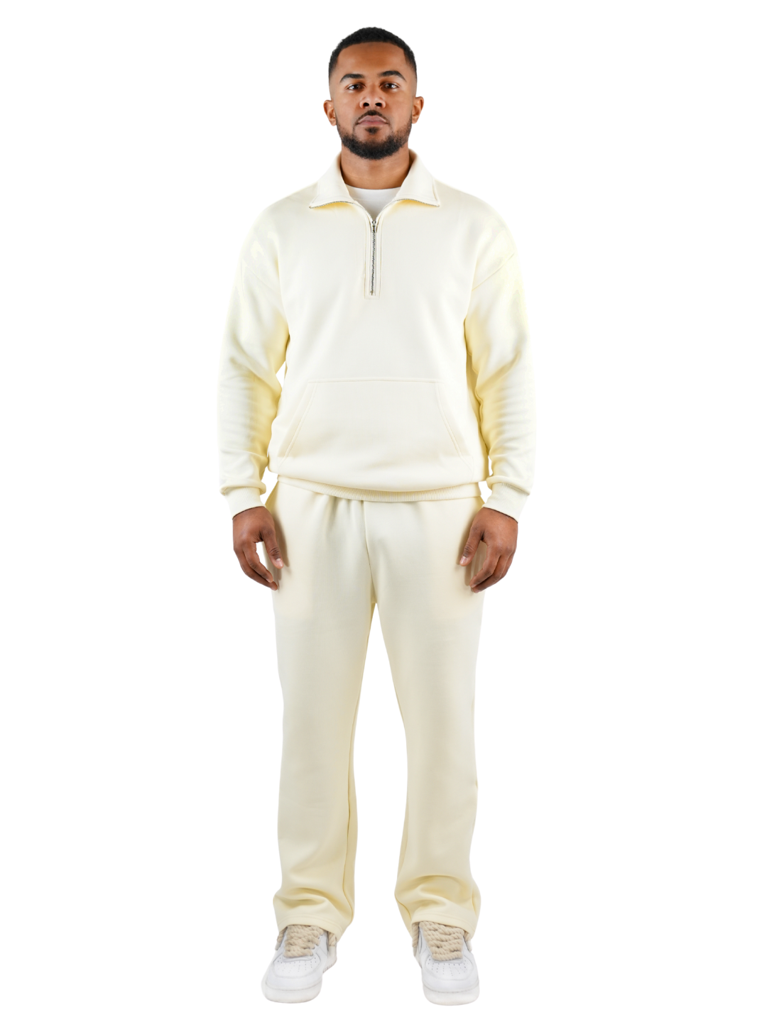 Aero Luxe Full Tracksuit Cream